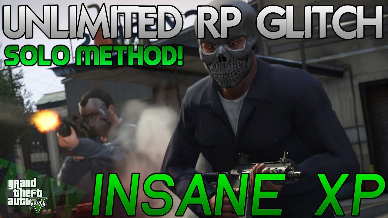 GTA 5 Online Unlimited RP Glitch After Patch - Rank Up Fast In GTA 5 Online