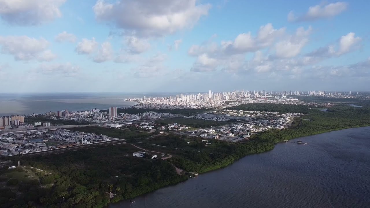 João Pessoa, Paraíba. Imagens de drone.
