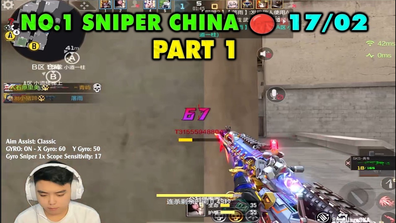 CrossFire: Legends LIVE🔴 Best Sniper China SoloQ Rank 16/02 - CF Mobile China