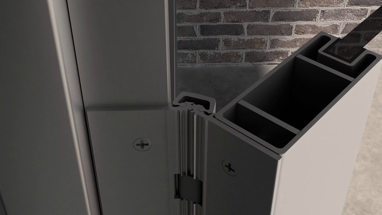 See how a SELECT concealed geared continuous hinge works