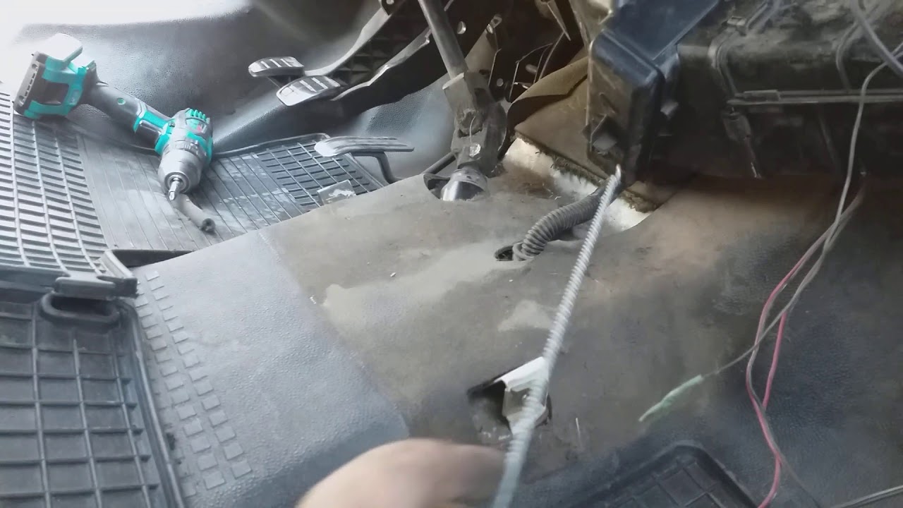 WV транспортер т 4 замена радиатора печки