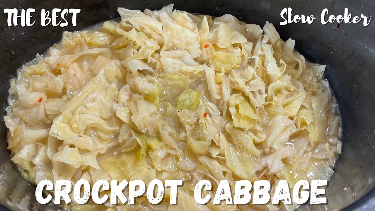 The BEST Crockpot Cabbage | Slow Cooker Cabbage Recipe | Crockpot Recipes |