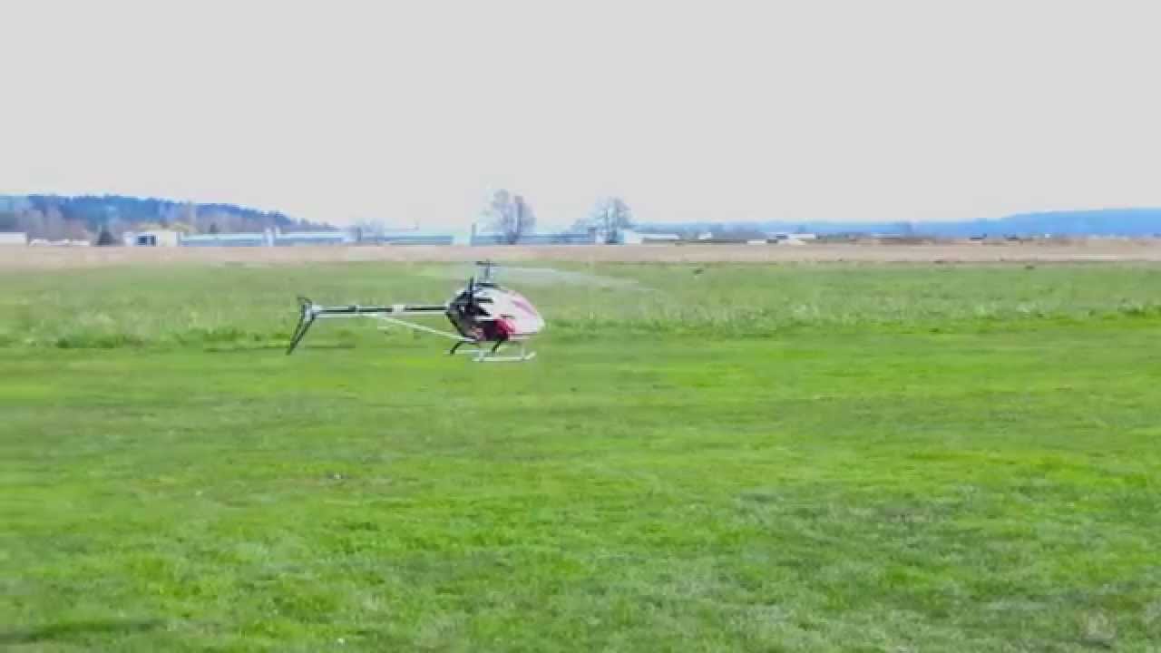 SK540 Flybarless - Test Flying