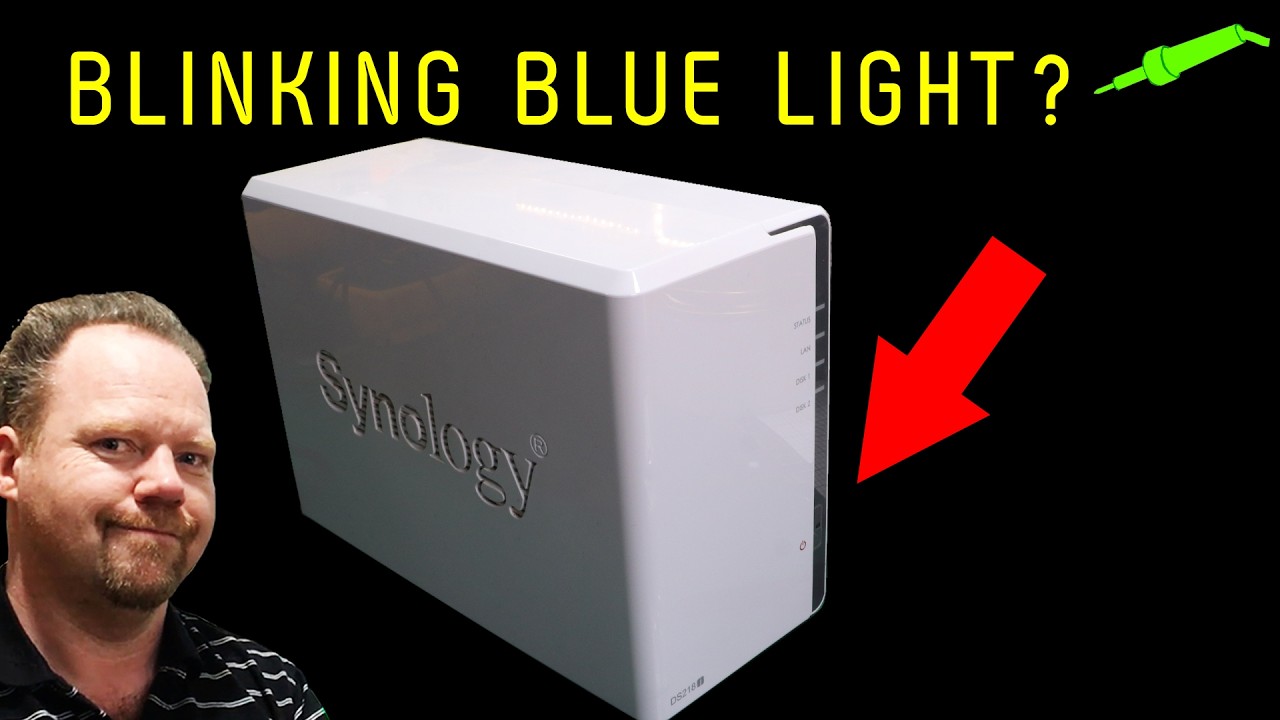 🔴 Fixing a Synology DS218j NAS - Blinking Blue Light - No.1264