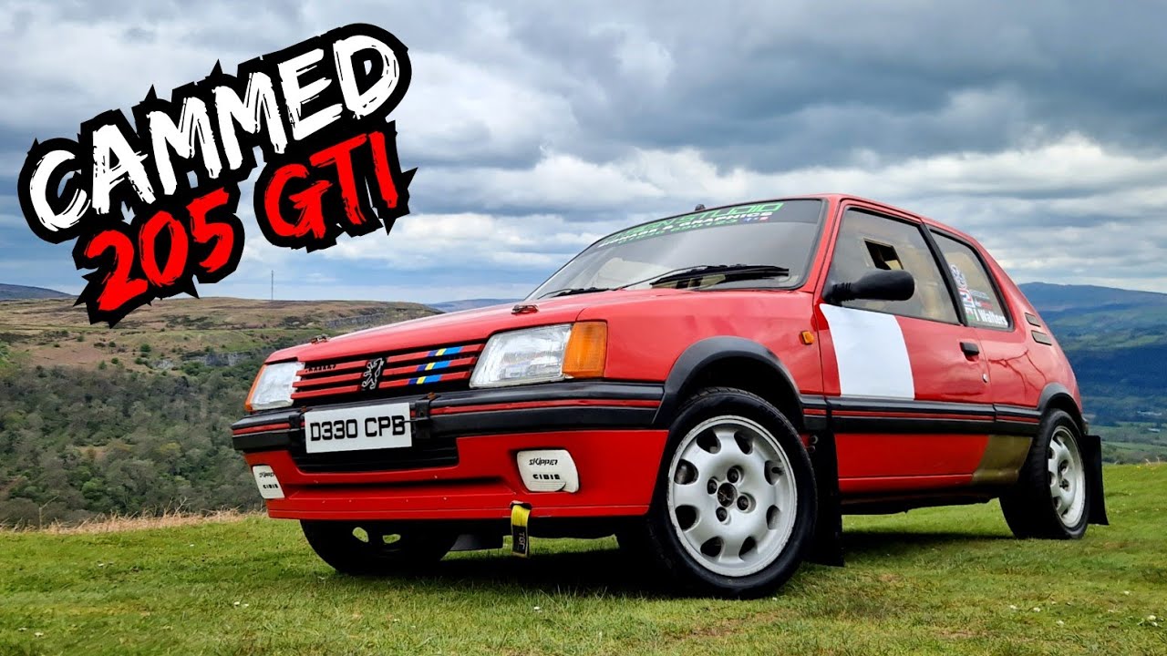 The 80's LEGEND! CAMMED, CARBED Peugeot 205 GTi Stage Rally Car! *INCREDIBLE SOUND*