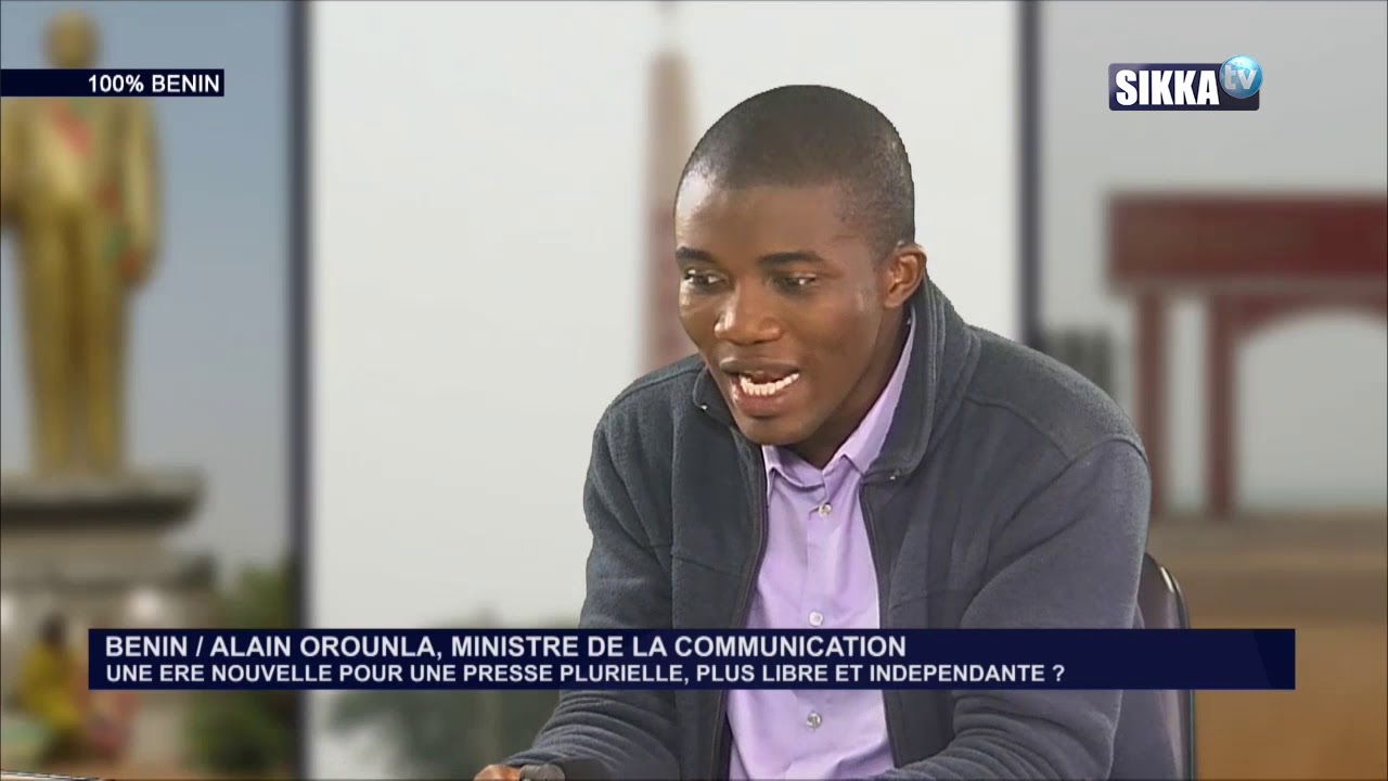 100% BENIN DU 11 09 19 / ALAIN OROUNLA, MINISTRE DE LA COMMUNICATION