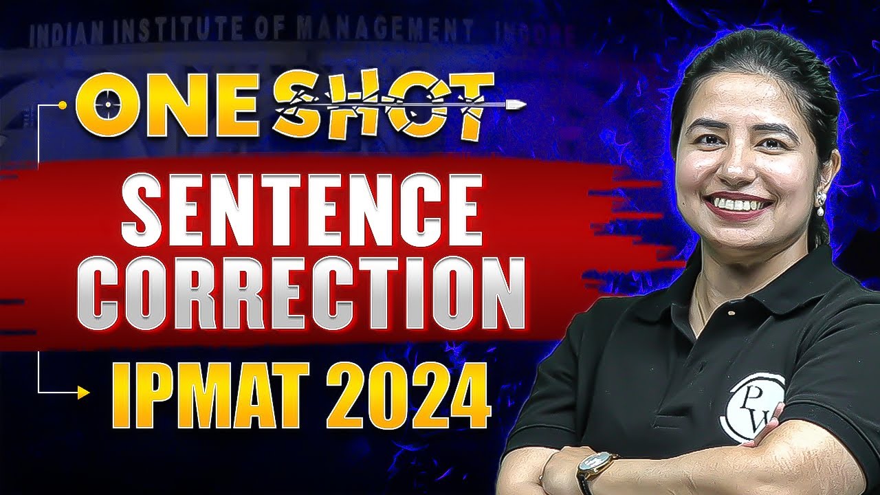 Sentence Correction in One Shot | IPMAT Varc Preparation
