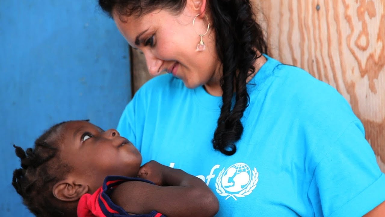 On the job in UNICEF Haiti