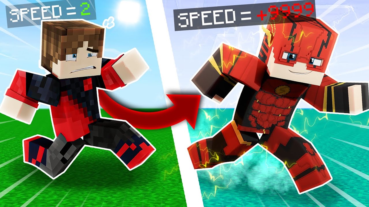 فلش رو آوردم به ماینکرافت و سرعتی خودم رو ساختم ! | Minecraft Flash ⚡️🔥