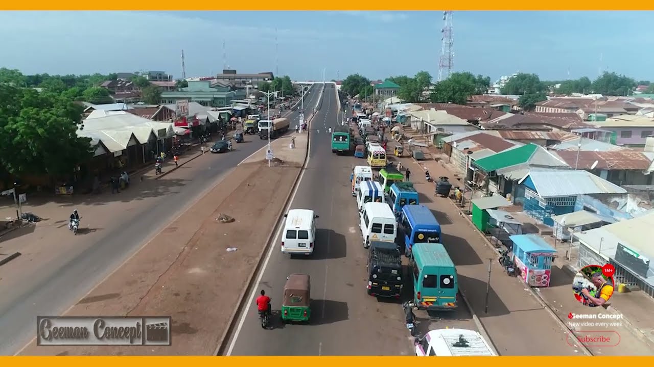 DJI Phantom 4 Pro V2.0 Footage [4K 60fps] Tamale Ghana