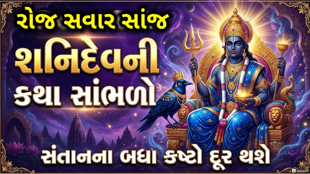 શનિદેવની જોરદાર વાર્તા સાંભળવાથી પુત્ર પર ક્યારે સંકટ આવતું નથી | Moral Stories Gujarati