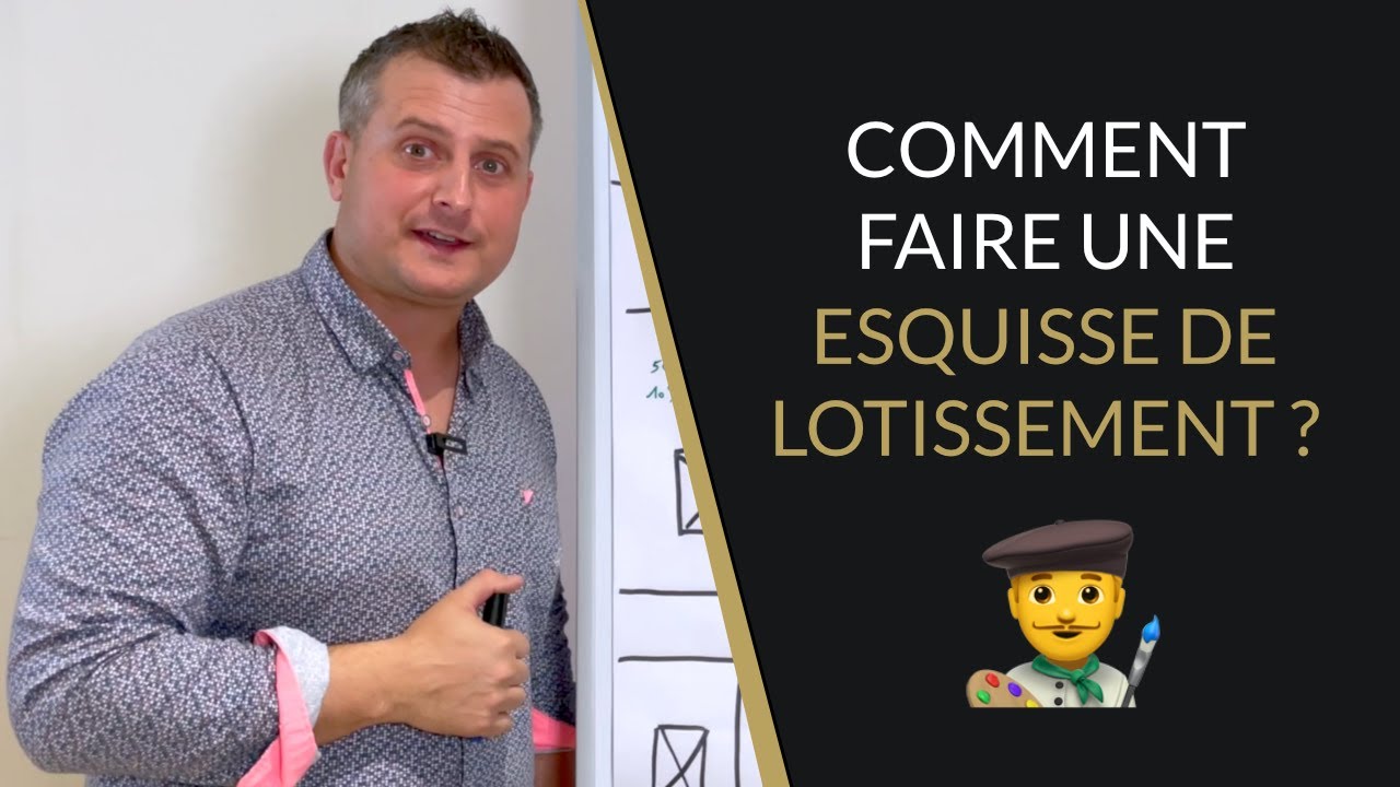 🟢 Comment faire une Esquisse de LOTISSEMENT ? (Cadastre)