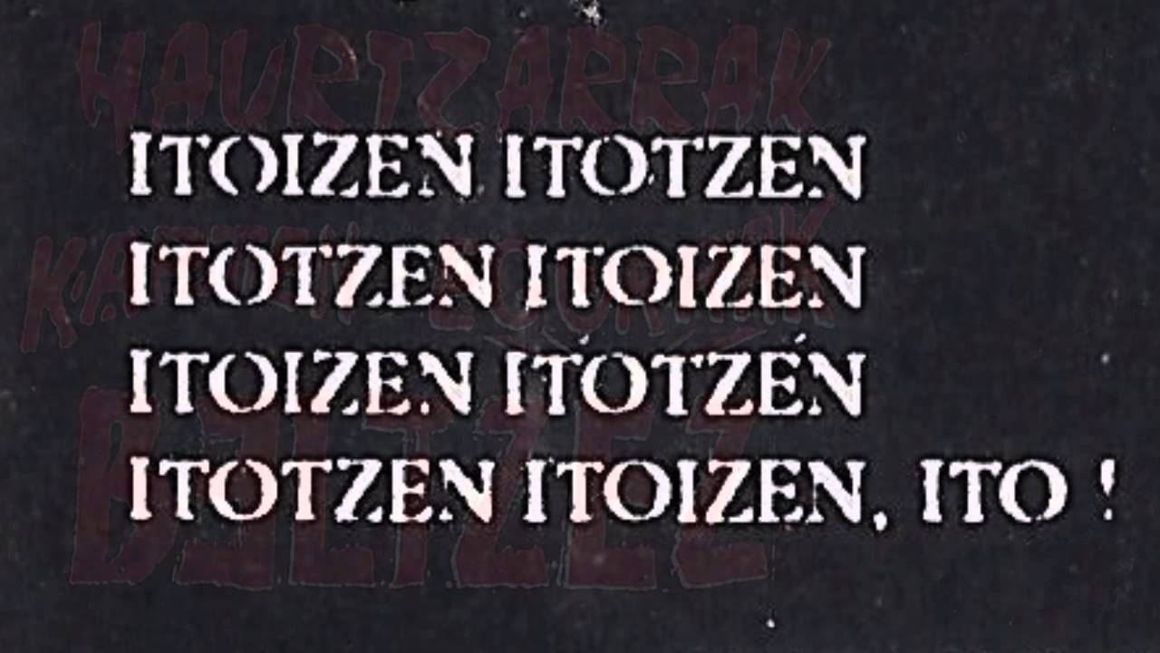 KAPTEN EGURRAK - Itotzen