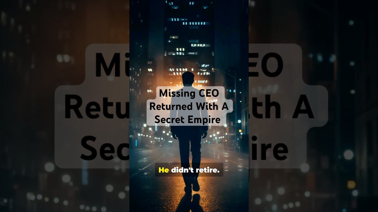 The CEO Who Vanished and Built a Secret Empire #MindRipple #BillionaireStories #LuxuryLife #Wealth