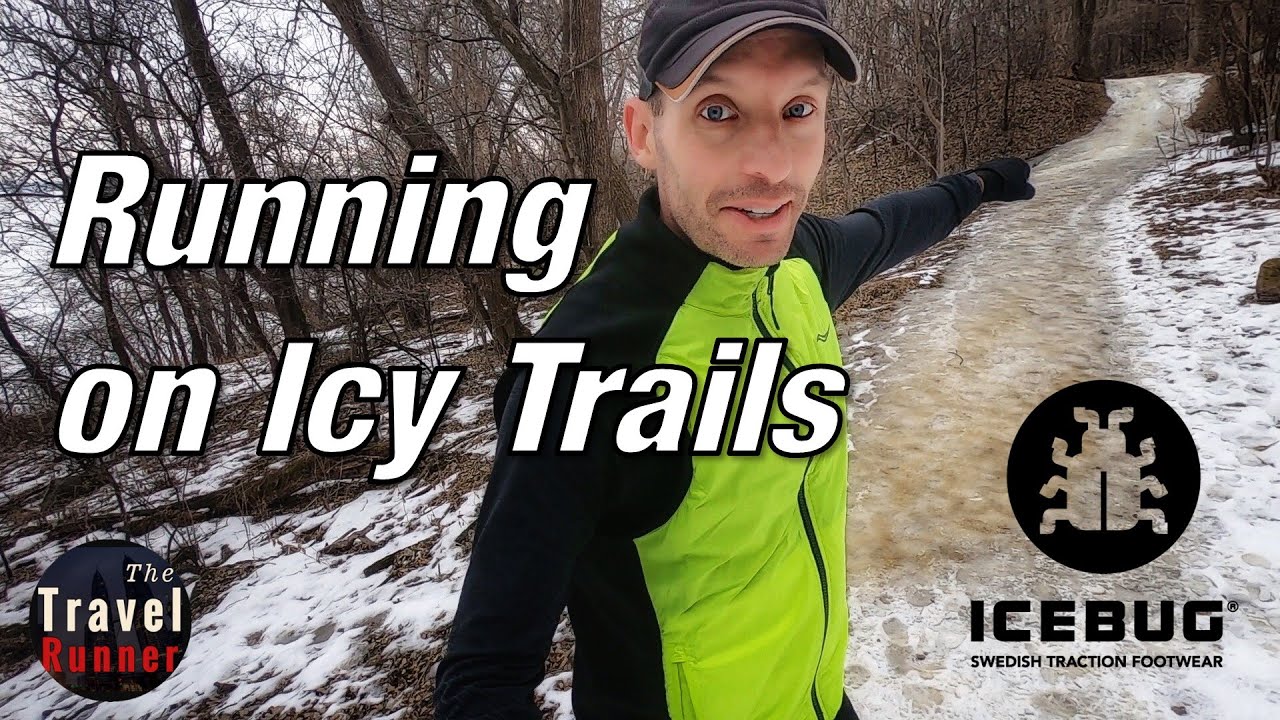 Running on Icy Trails || IceBug shoes to the rescue!