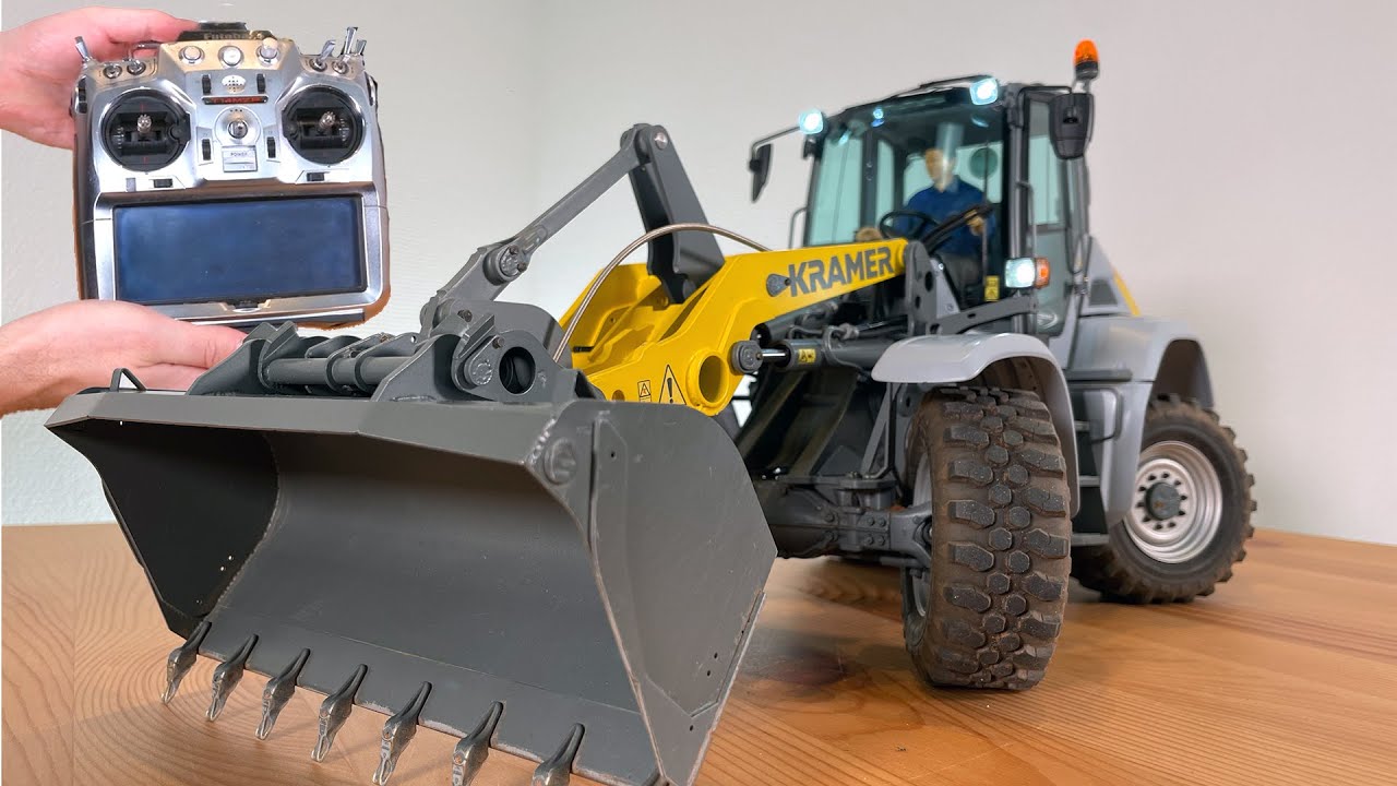 RC KRAMER 8155 WHEEL LOADER by ConstructionZone-RC - Unboxing and Test - Radlader Kramer 8155 RC