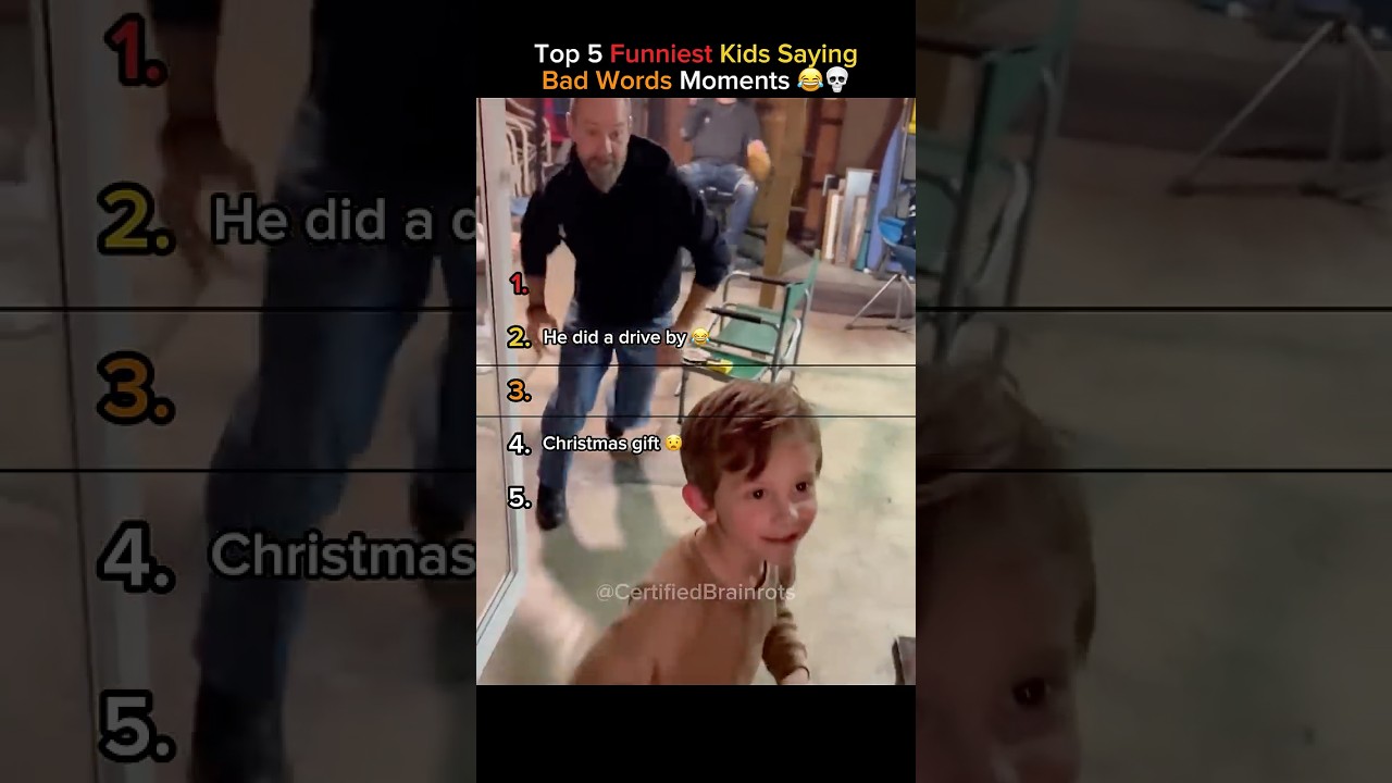 Top 5 Funniest Kids Saying Bad Words Moments (Parents Lost It!) 😂💀