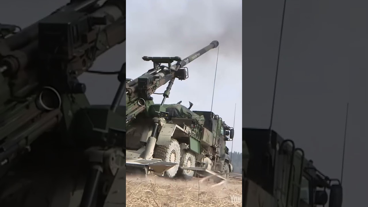CAESAR 155mm Howitzer in Action – Precision Firepower 💥🛡️