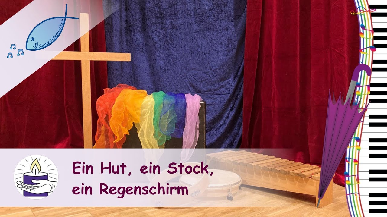 Ein Hut, ein Stock, ein Regenschirm