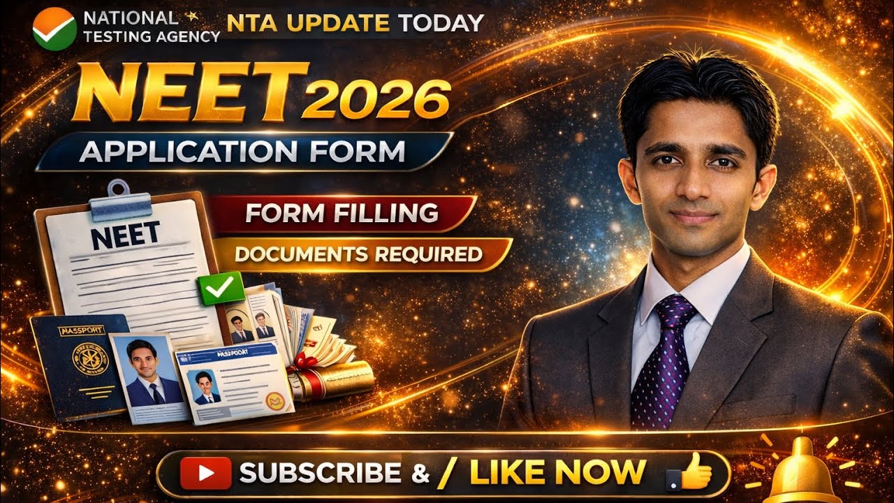 NEET 2026 APPLICATION FORM RELEASE”&”REQUIRED DOCUMENTS #neet #students #study #motivation #share 