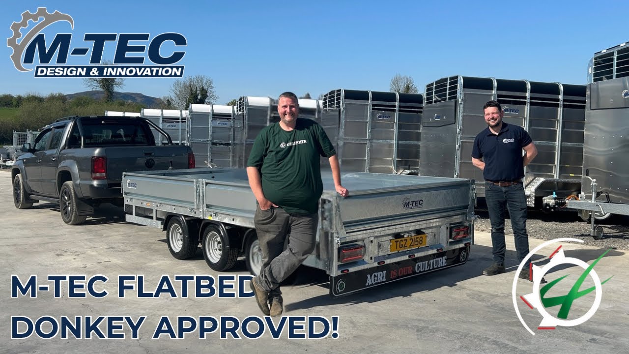 DONKEY APPROVED! Adrian takes Donkey from GRASSMEN through the features on his new M-TEC Flatbed.
