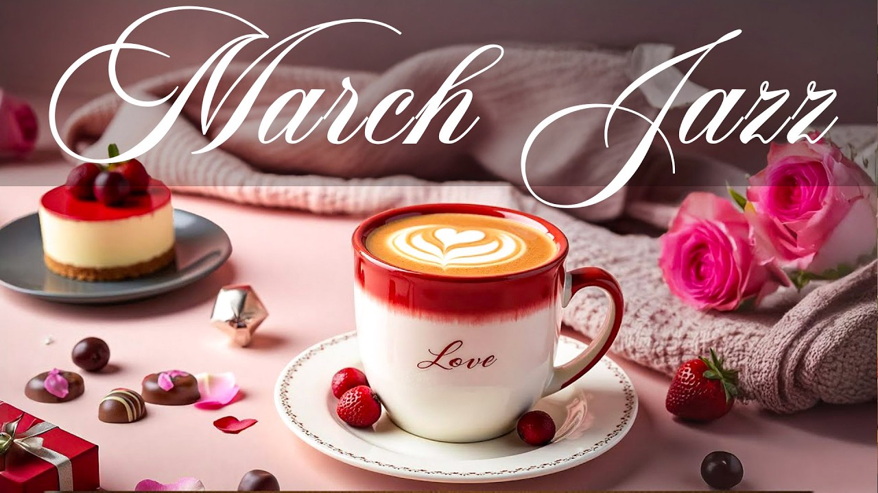 Relaxing Valentine Coffee Jazz ☕ Sweet Café Ambience & Soft Bossa Nova for Love Mood