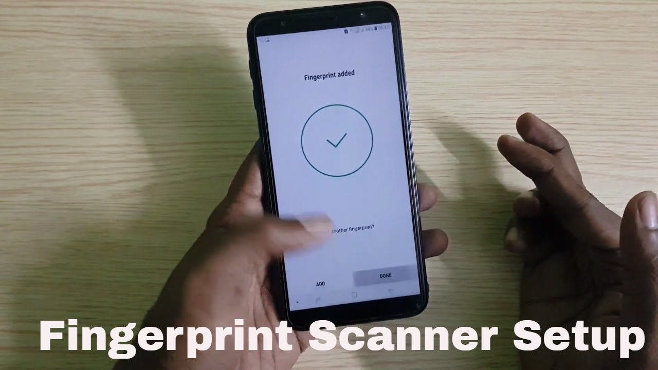 Samsung Galaxy J6 Plus Fingerprint Scanner Setup & Working