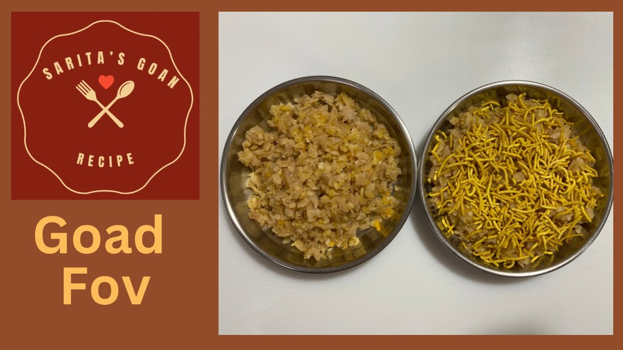 Goad Fov | Sweet Poha | Coconut Jaggery Poha | Gode Pohe | Sarita’s Goan Recipes |