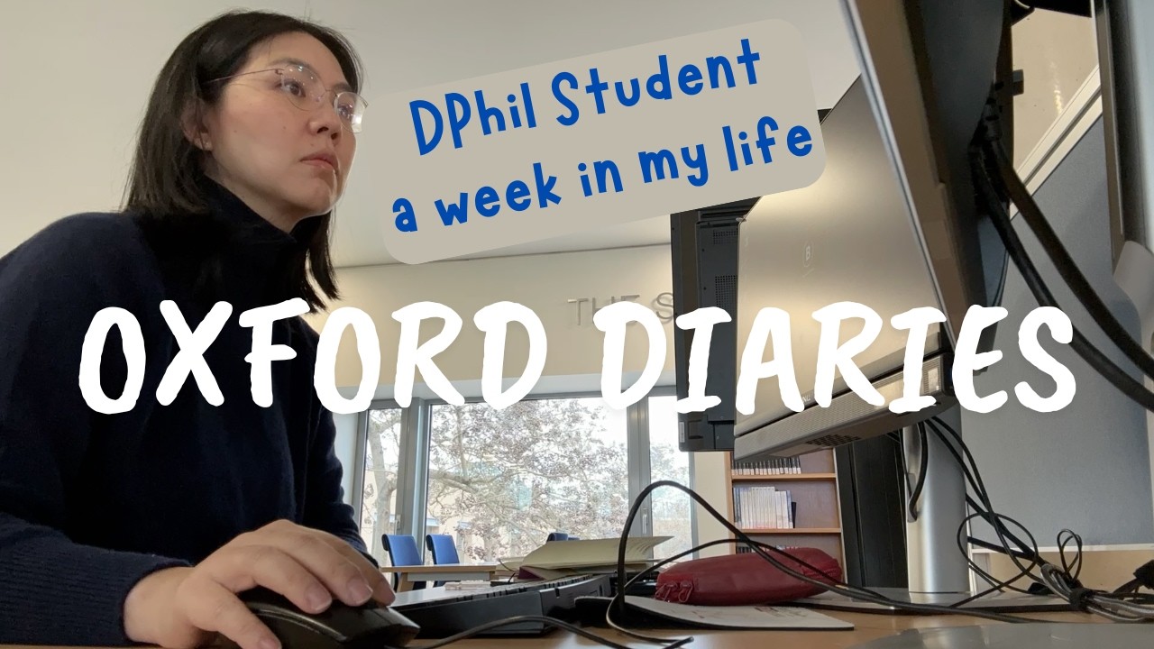 Oxford DPhil Week 5 Vlog : I went to the Sainsbury Library at the Saïd Business School.