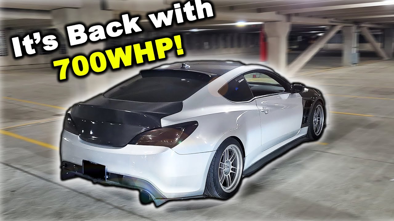 CRAZY FAST 700WHP Genesis Coupe 2.0 UPGRADED From 600WHP - Drive + Pulls