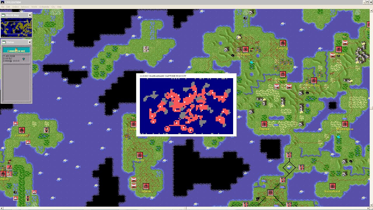 Civilization 1 Bonus Episode - How To Play As Barbarians