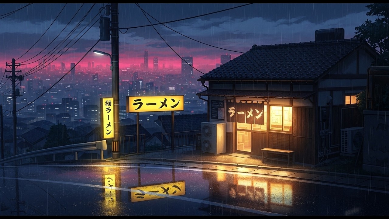 Lofi Tokyo Rain Playlist 🌧️ | Study & Chill