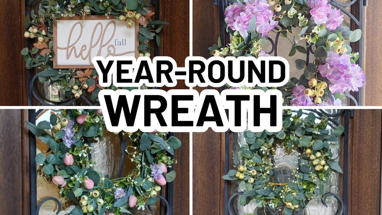 ALL YEAR-ROUND WREATH, How To Use the Same Wreath All Year Round