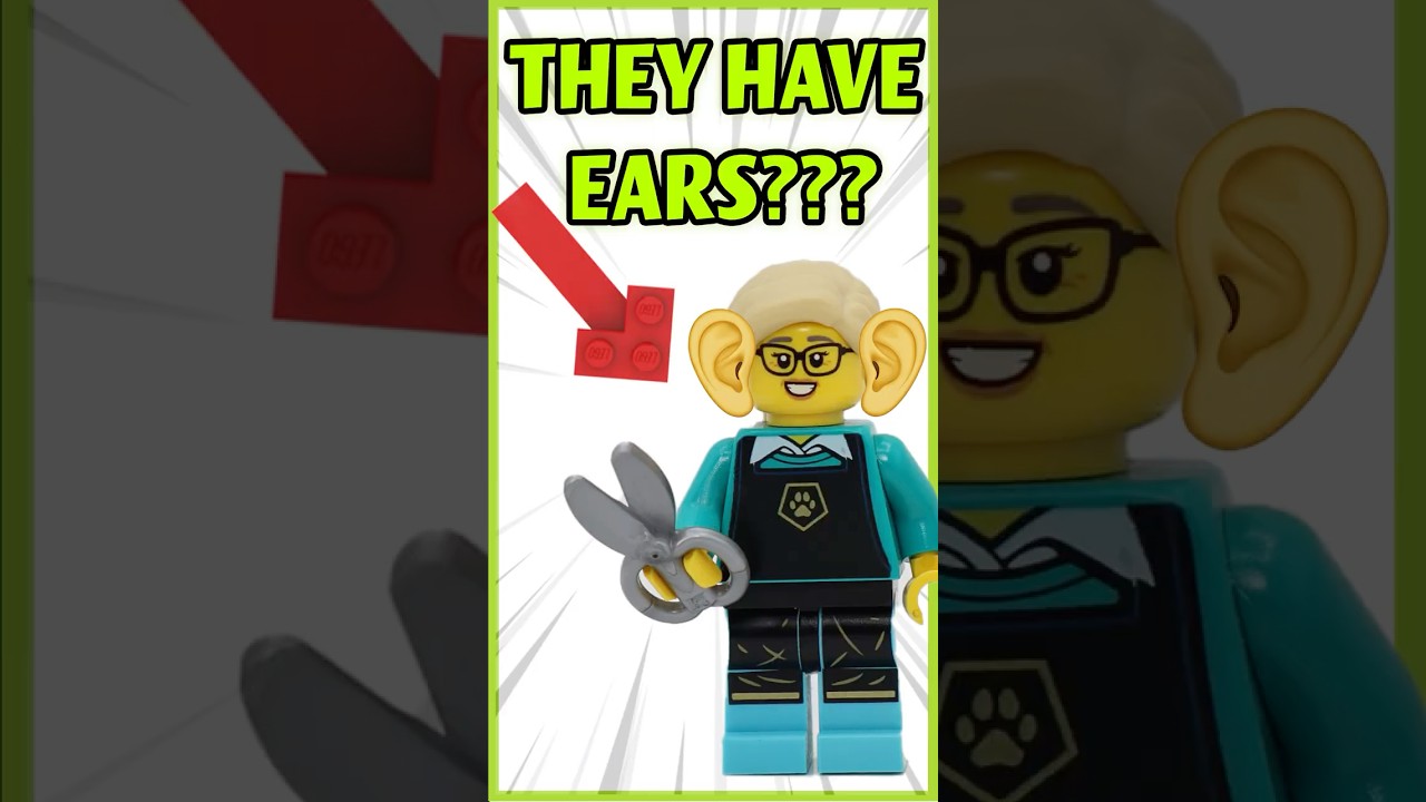 This LEGO Minifigure Has EARS??? #lego #legoshorts #legominifigures