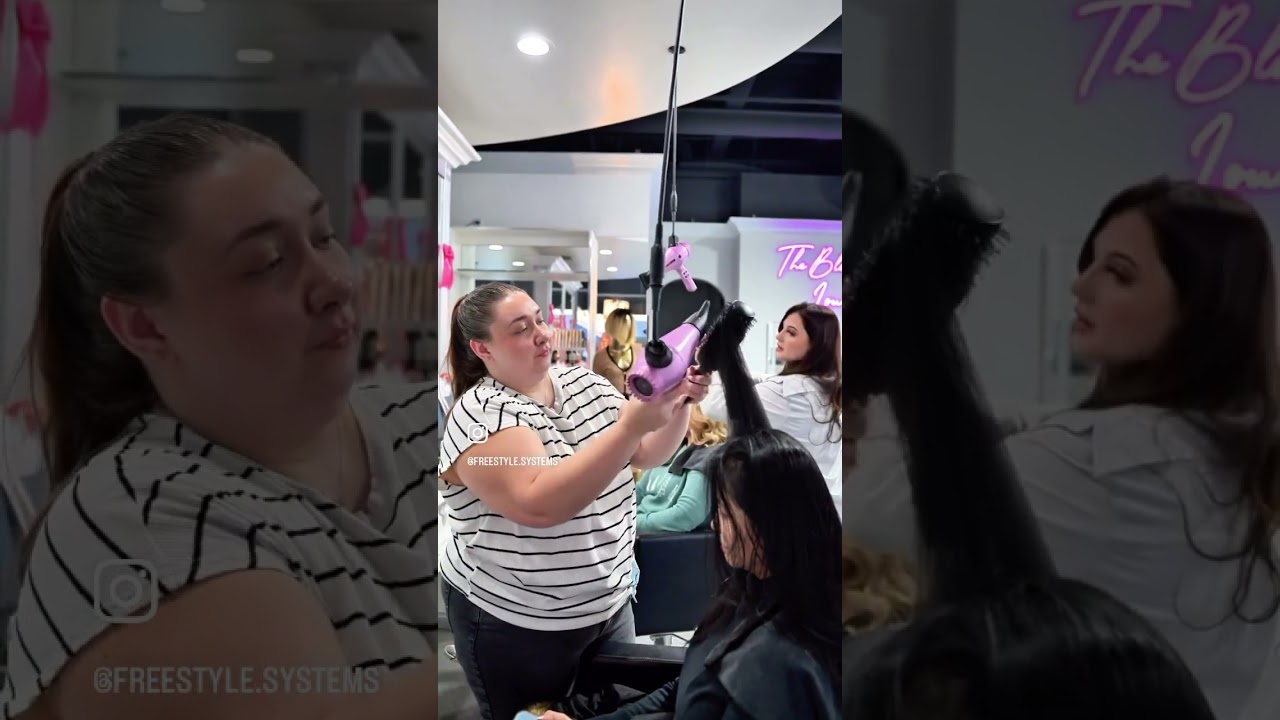 Weightless Blow Drying in Action | Freestylist at Work 
