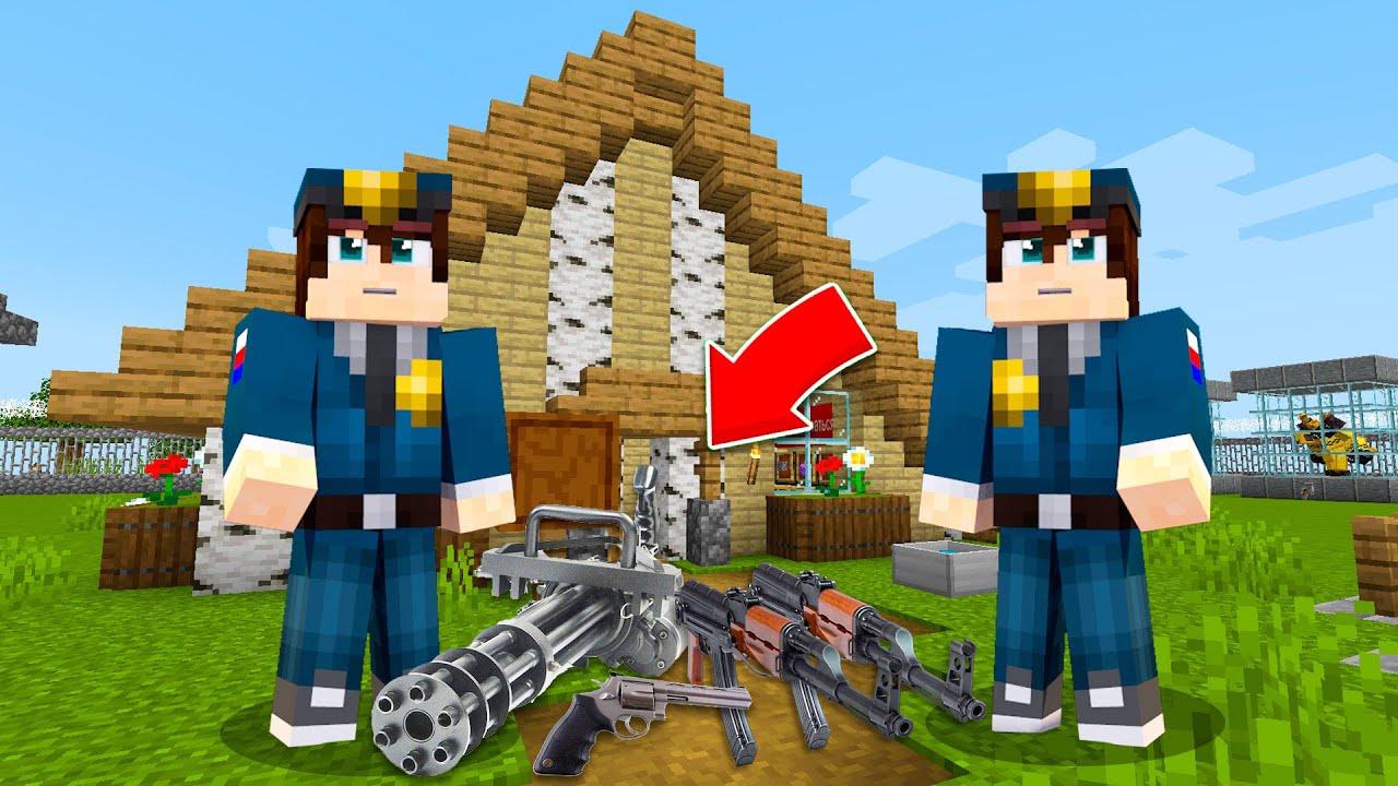 ПОЧЕМУ ПОЛИЦИЯ ОТОБРАЛА У МЕНЯ ВСЕ ОРУЖИЕ В МАЙНКРАФТ ! Алексбой Minecraft