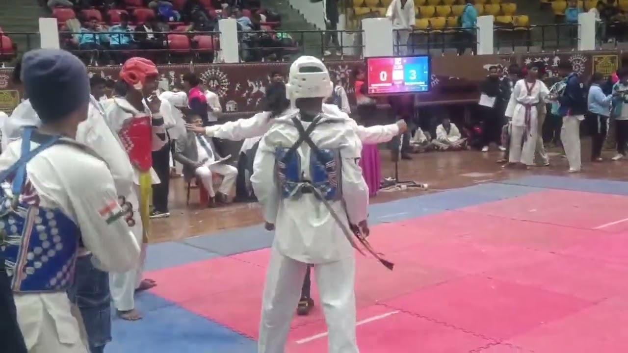 #taekwondofight #DAV National Blue win,🥋💪