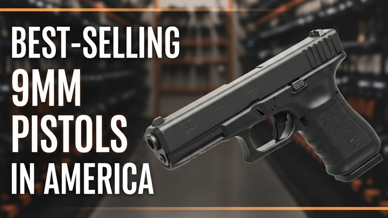 Top 7 Best-Selling 9mm Pistols in America 2025