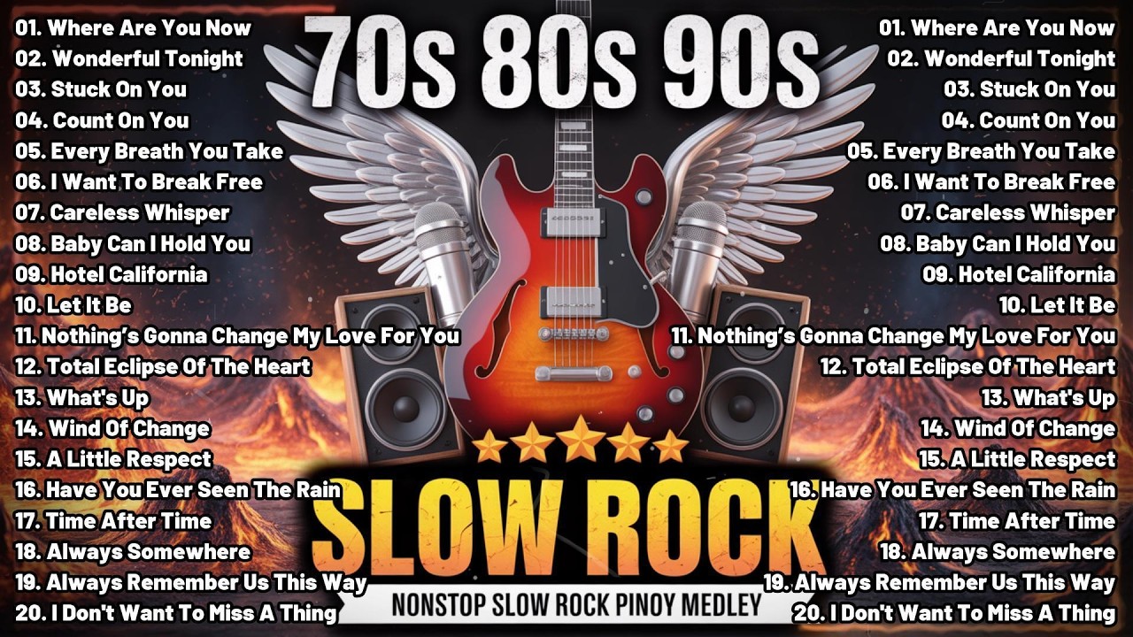 Nonstop Slow Rock Love Songs 💝 Best Soft Rock Songs Of All Time 💝 Greatest Hits Slow Rock Ballads