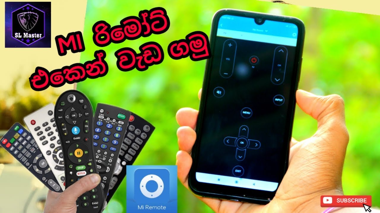 SL MASTER | How To use Mi Remote (sinhala) 🇱🇰