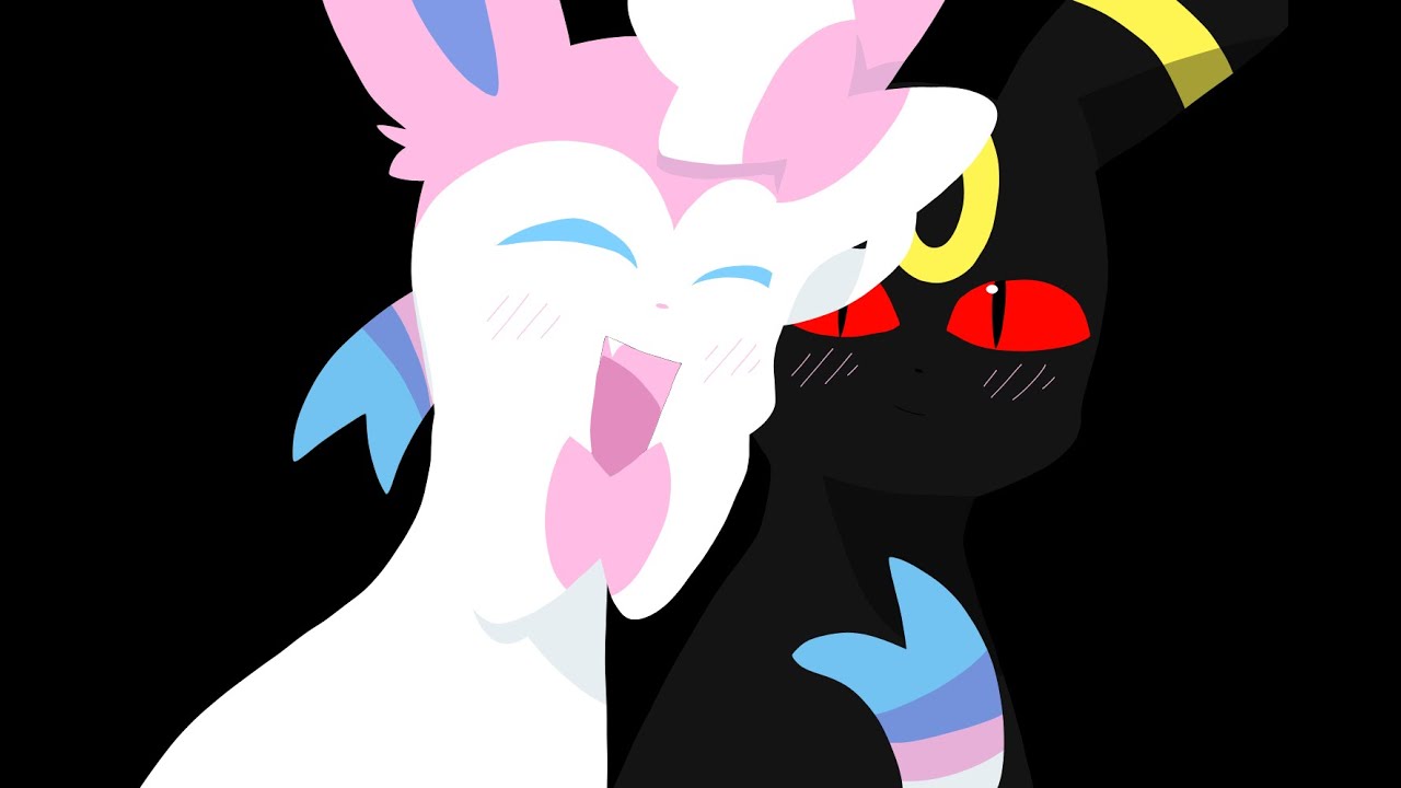 sylveon x umbreon animation💝🖤