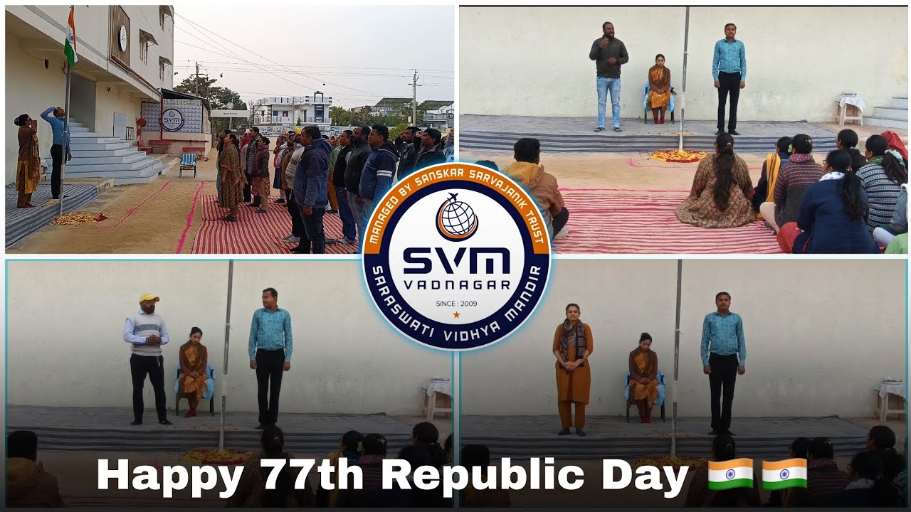 Happy 77th Republic Day 🇮🇳 | Svm Vadnagar