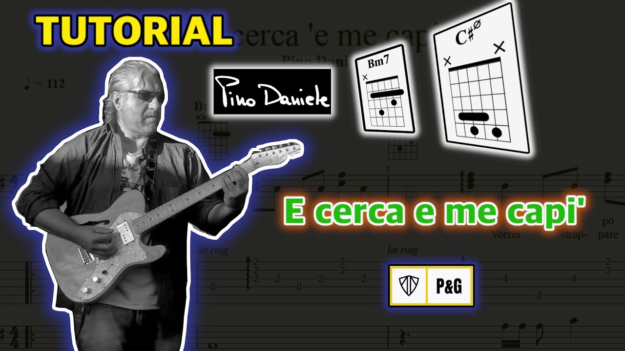 TUTORIAL 'E cerca 'e me capi' - Pino Daniele