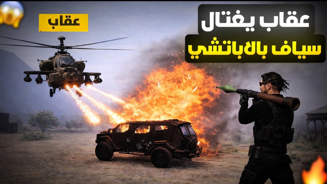 عملية اغتيال سياف!🔥عقاب يستخرج اباتشي لاغتيال سياف!!🤯🔥(صدمة)‼️(Respect )💜🔥#ريسبكت 