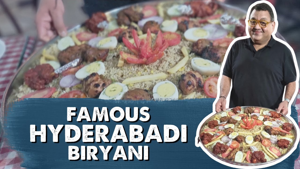 हैदराबादी बिरयानी |  Hyderabadi Biryani | Irani Restaurant Food | Kunal Vijayakar