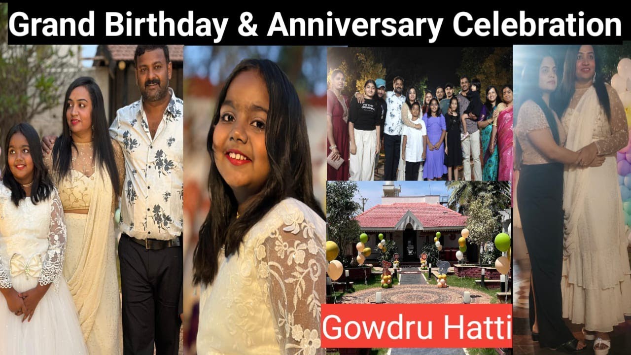 Relatives ನಾ ಯಾಕೆ ಕರ್ದಿಲ್ಲ | Grand Birthday and wedding anniversary Celebration | Gowdru Hatti