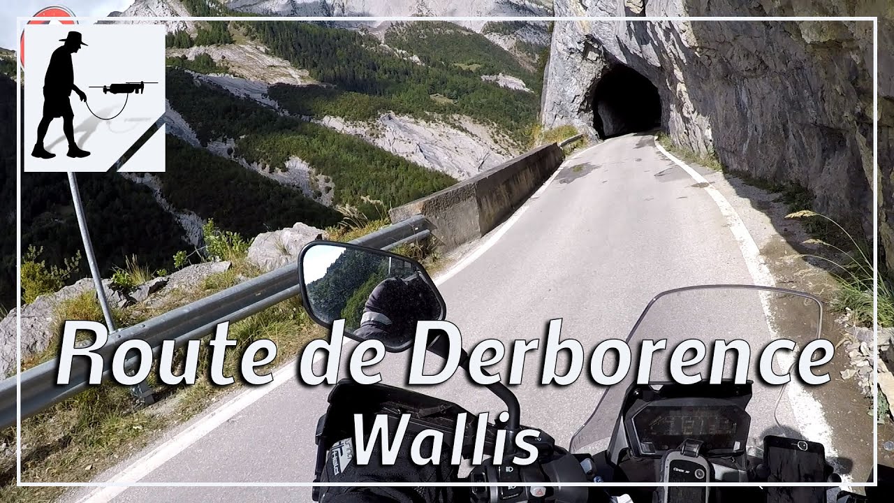 Route de Derborence / Lac de Derborence, Valais, Switzerland - by motorcycle