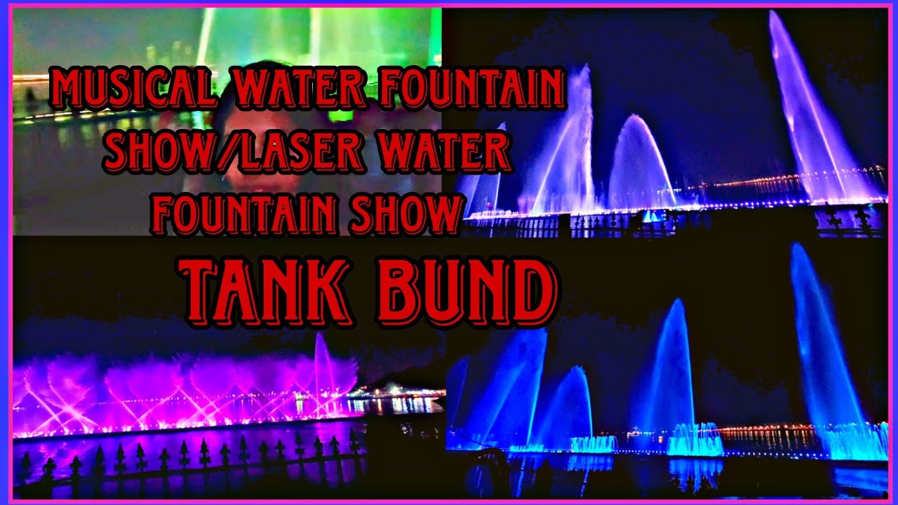 Tank Bund Musical Water Fountain Show / Laser Water Show #tankbund #waterfountain #musicalshow #show