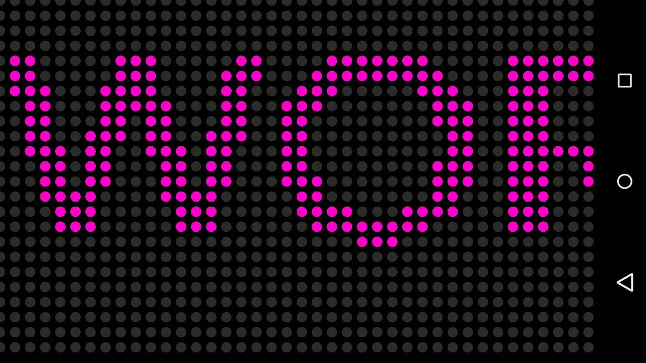 Led scrolling display