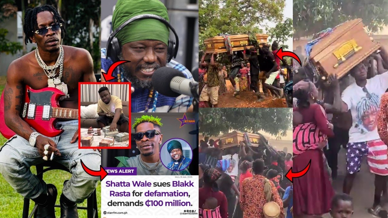Shatta Wale Sués Blakk Rasta & demands ¢100M + Konkoma people explains why they dance with côrps